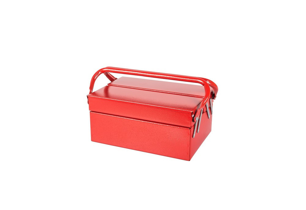 Ящик для инструмента MASTERTOOL металлический 330 мм 2 яруса/3 отделения 79-3303 Ровно - изображение 1