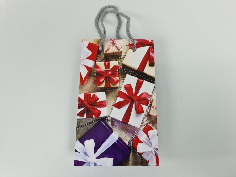 Пакет паперовий подарунковий малий 11/18/5 (арт М070) (12 шт.) Харків - фото 3