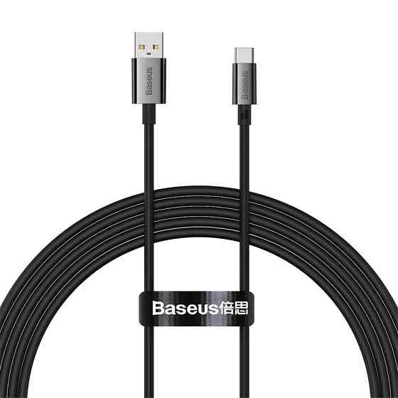 Кабель Baseus Superior Series Fast Charging Data Cable USB to Type-C 100W 2m Cluster Black Одеса