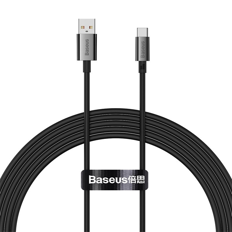 Кабель Baseus Superior Series Fast Charging Data Cable USB to Type-C 100W 2m Cluster Black Одеса - фото 1
