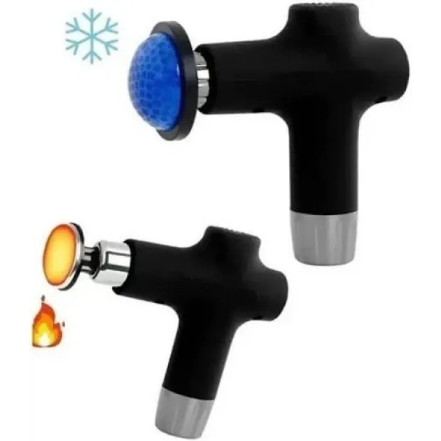 Портативный массажер JY-711B Plus с вибрацией и подогревом 6 насадок для мышц и восстановления Одесса - изображение 2