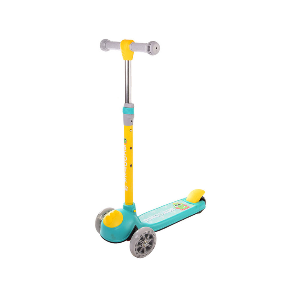 Детский самокат Bambi SC21011 колеса PU со светом Зеленый Винница - изображение 1