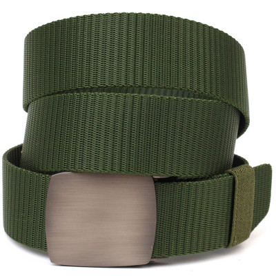 Ремінь Vintage З металевою пряжкою з текстилю Зелений (20595) Вінниця - фото 1