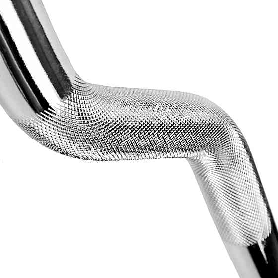 Гриф для штанги Toorx W-подібний 120 см 25 мм з гвинтовими замками (BCV-120) Київ