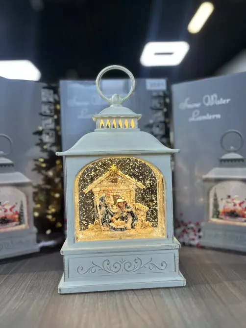 Hengda Санта Клаус Новогодний музыкальный фонарь ночник с подсветкой Xmas 24072D Київ - фото 6