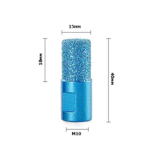 Алмазні фрези М10 набір 6/10/15 мм, насадки шліфувальні для каменю і керамограніту Київ