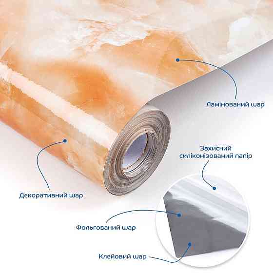 Плівка на самоклейці 60см х 3м SW-00002402 Київ