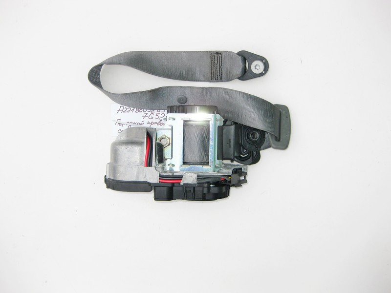 Mercedes-Benz  A2218603285 7G52 Ремінь безпеки передній правий сірий S-Class W221 Одеса - фото 1