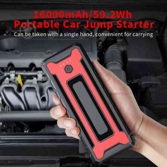 УМБ пуско-зарядна станція Choetech, струм до 2000A, 16000mAh 20W QC 3.0 USB-C + USB2.0 (TC0009) Киев