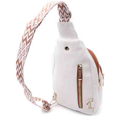 Сумка Vintage Жіноча з однією лямкою через плече з гладкої екошкіри Біла (22768) Вінниця