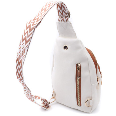 Сумка Vintage Жіноча з однією лямкою через плече з гладкої екошкіри Біла (22768) Вінниця - фото 6