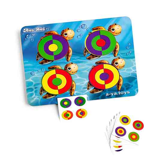 Деревянный пазл-сортер 