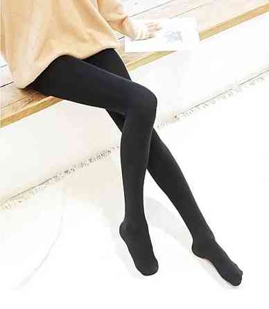 Жіночі базові теплі безшовні колготки на хутрі (ТЕРМО)  бамбук 80%, бавовна 10%, еластан 10%, хутро Одеса