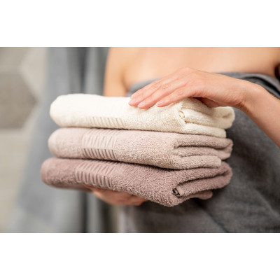 Рушник Ardesto набір махрових Lotus 2 шт 50х90 см індіго, 70х140см, 100% бавовна, айворі (ART2357IV) Вінниця - фото 10