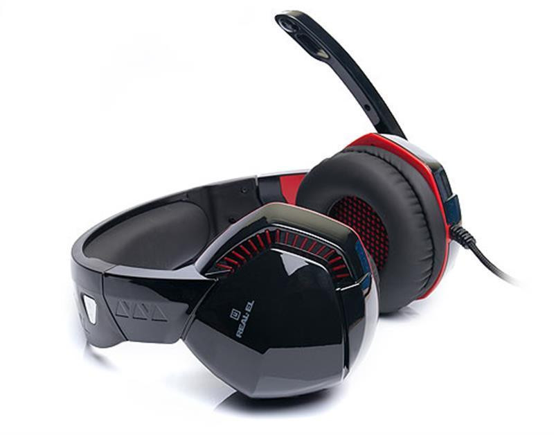 Гарнітура REAL-EL GDX-7800 Black/Red ( Чорний/Червоний ) Харьков - изображение 3