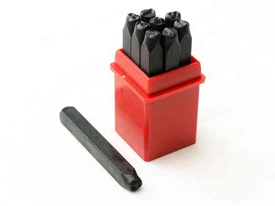 Набор клейм цифровых №10 для маркировки металла и кожи Харьков