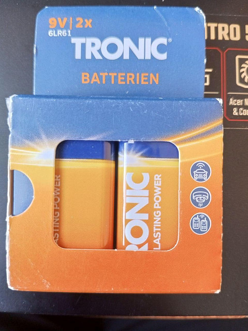Батарейка mss 6lr61 bl-1 крона TRONIC 2шт. Германия Полтава - изображение 1