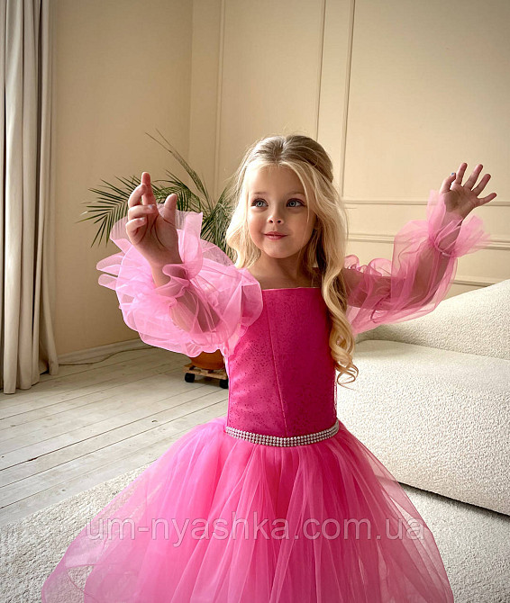 Дитяча малинова сукня 104-146 Кривий Ріг - фото 8