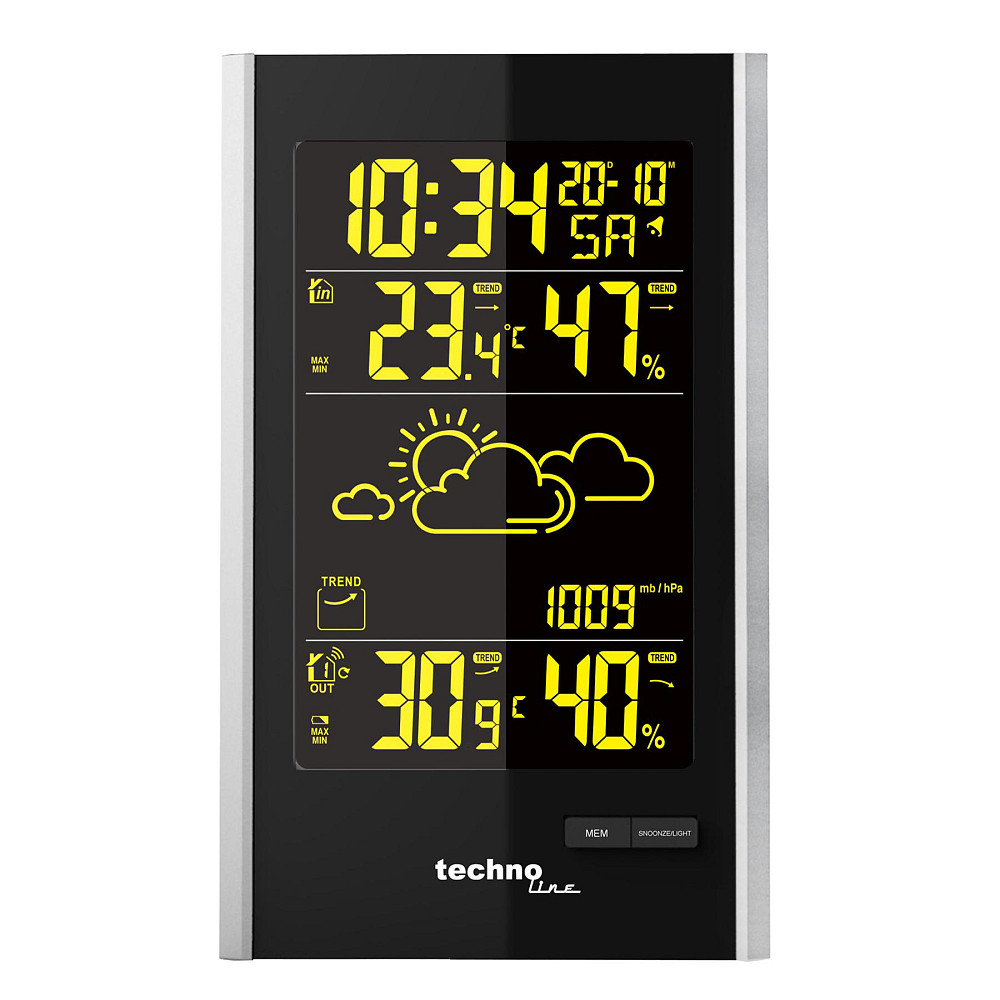 Метеостанция Technoline WS9060 Black/Silver (WS9060) Вінниця - фото 4