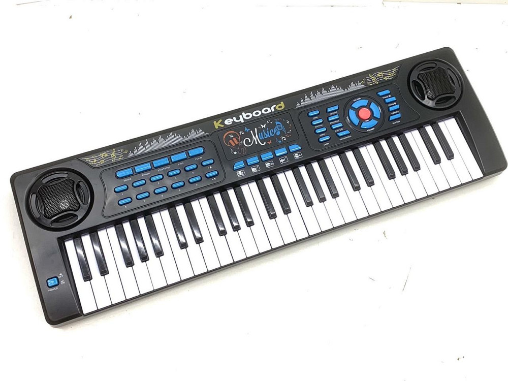 Синтезатор-піаніно Limo Toy дитячий з мікрофоном та USB 54 клавіші Чорний (M 5499) Чернігів - фото 7