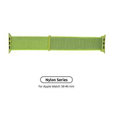 Ремешок для смарт-часов Armorstandart Nylon Band для Apple Watch 42 (Series 11-10)/41/40/38 Light Green (ARM57849) Винница