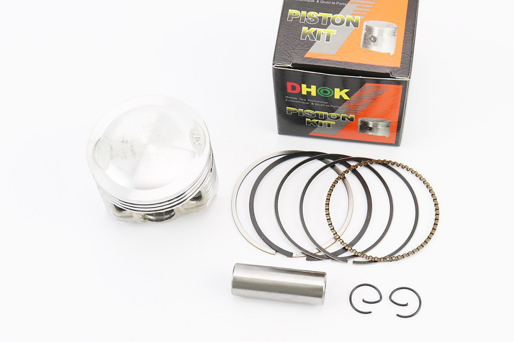 Поршень к-кт 125cc Ø56,5мм STD (висота 49,0мм, палець 15мм) DHOK Київ - фото 1