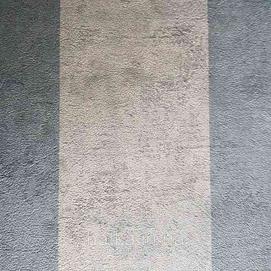 Обои флизелиновые эко Decoprint Essentials EE22560 полосы широкие зеленые структура под штукатурку Киев