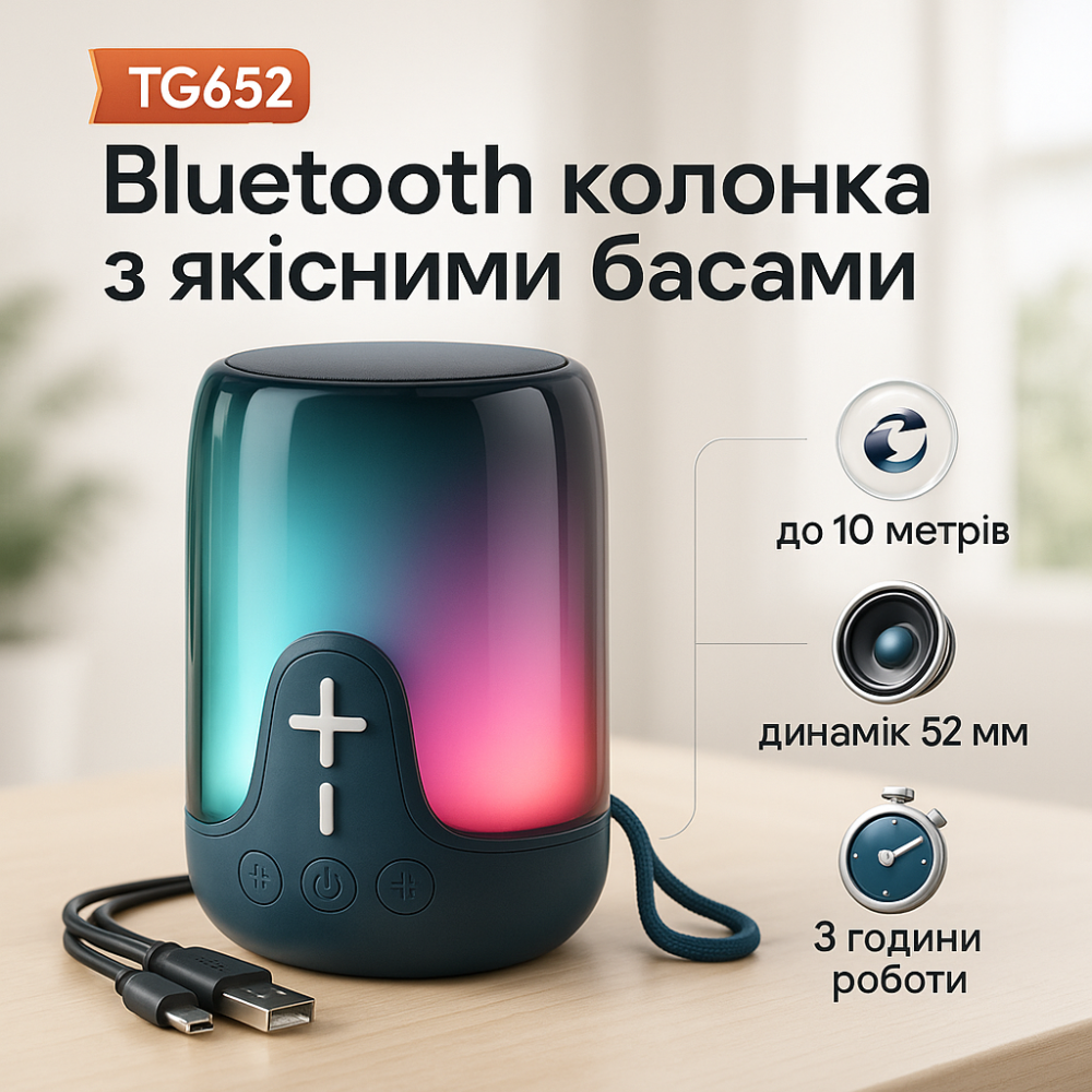 Колонка для вечірки портативна колонка, портативна акумуляторна Музичні колонки для вулиці AW-97 Львів - фото 17