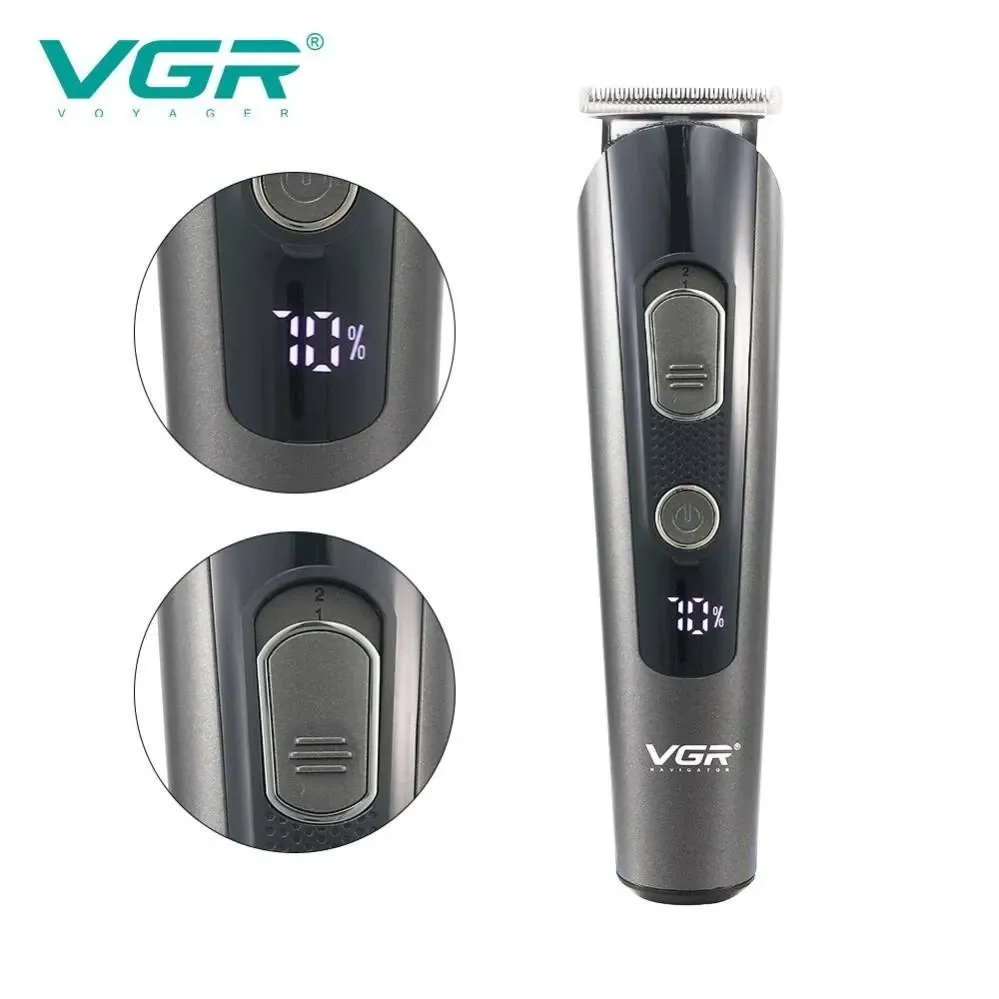 Машинка для стрижки VGR V-175 5в15 насадок, триммер для бороди та вусів, час роботи 120 хвилин, 5 вт потужність Одеса - фото 7