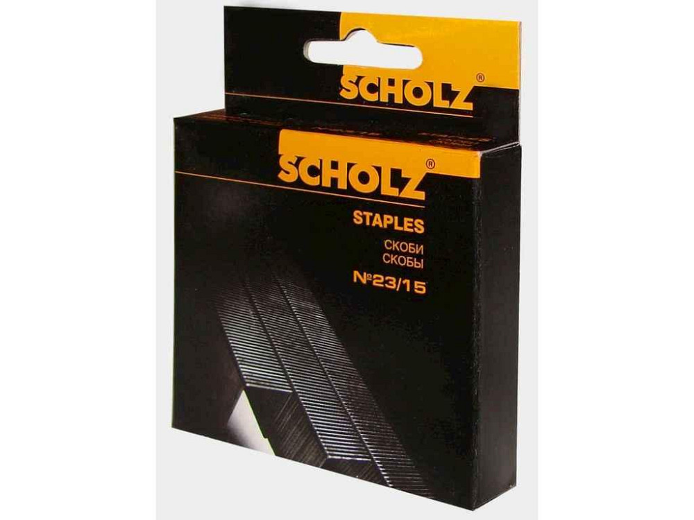 Скоби д/степлеру 23/15 1000шт 4763 soz ТМ SCHOLZ Solmir Киев - изображение 1