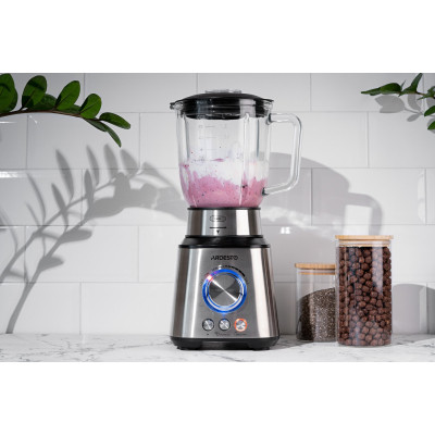 Емкость для сыпучих продуктов Ardesto Fresh стекло, бамбук 760 мл (AR1376BLR) Винница - изображение 2