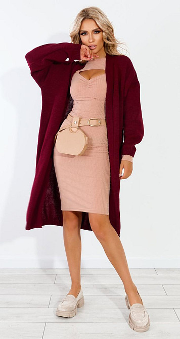 Свободный облегченный кардиган (42-48) Киев - изображение 2