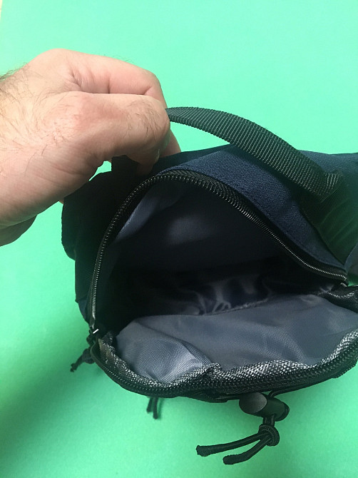 Чоловіча сумка через плече синя - розмір сумки 40*21см, одне відділення, 3 кишені, та 2 бокові кішені Київ - фото 8