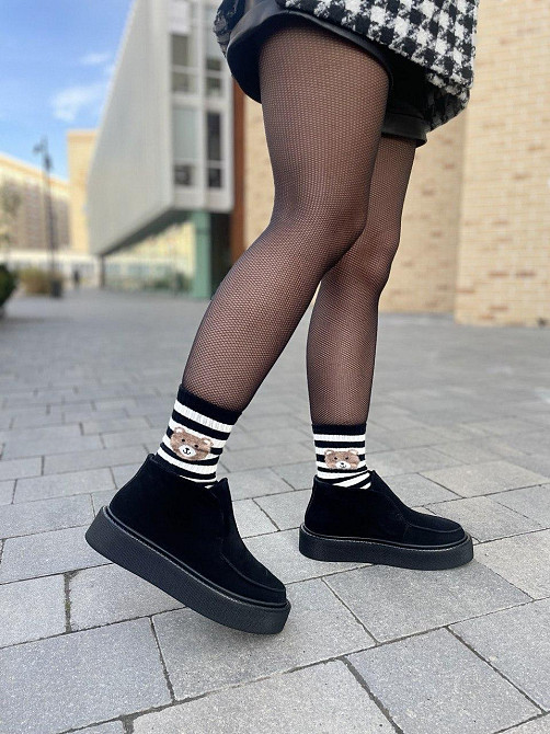 Без бренда Черевики жіночі GREMMY 207 чорні (зима, замша натуральна) (5309) 37 Коломия - фото 8