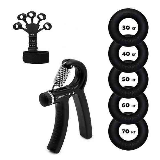 Набор кистевых эспандеров кольцо+эспандер, ножницы Power Grip Set NE-1589-WR15 Винница