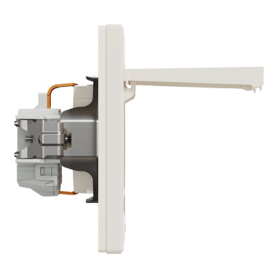 Розетка Schneider Electric ASFORA з кришкою, крем (EPH3100123) Винница - изображение 3