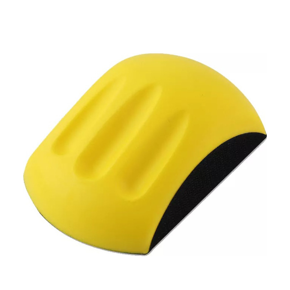 Sigma Блок шлифовальный ручной полиуретановый Ø125мм с липучкой (прямоугольный) SIGMA (9110171) Киев - изображение 1