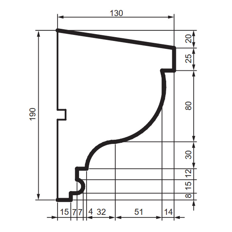 Подоконник фасадный Prestige Decor DC 116 Днепр - изображение 2