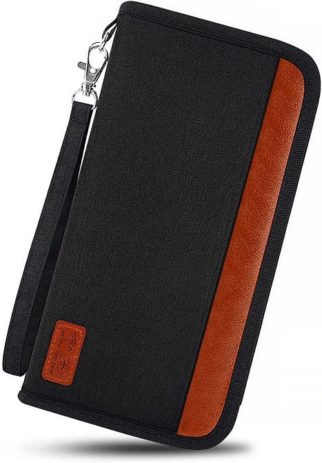 Клатч-портмоне с защитой карт и 17 отделениями Киев - изображение 2