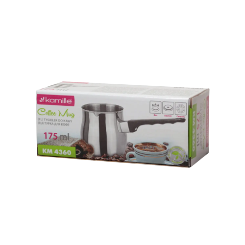 Турка 175мл нержавіюча сталь 4360 KAMILLE Житомир - изображение 2