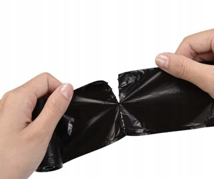 Набір Пакетів чорних для збирання фекалій 1000 шт з чохлом Purlov (22812) Black Нововолинськ - фото 5