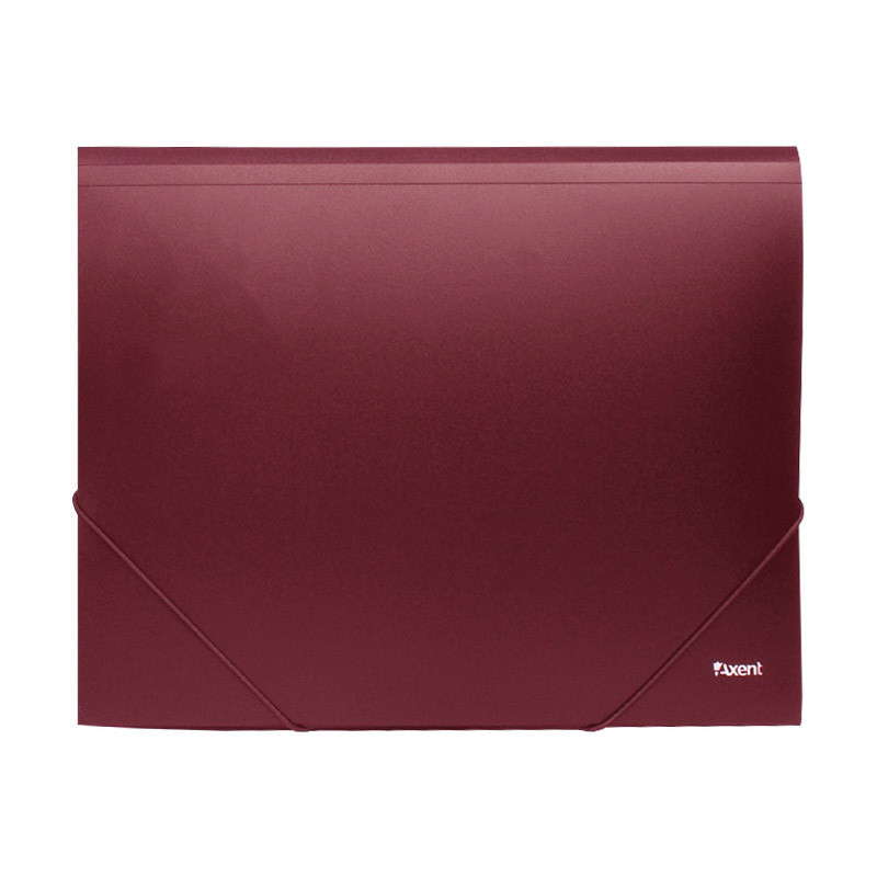 Папка на гумці А4 "Axent" 1508-04-A бордова, шт Київ - фото 1