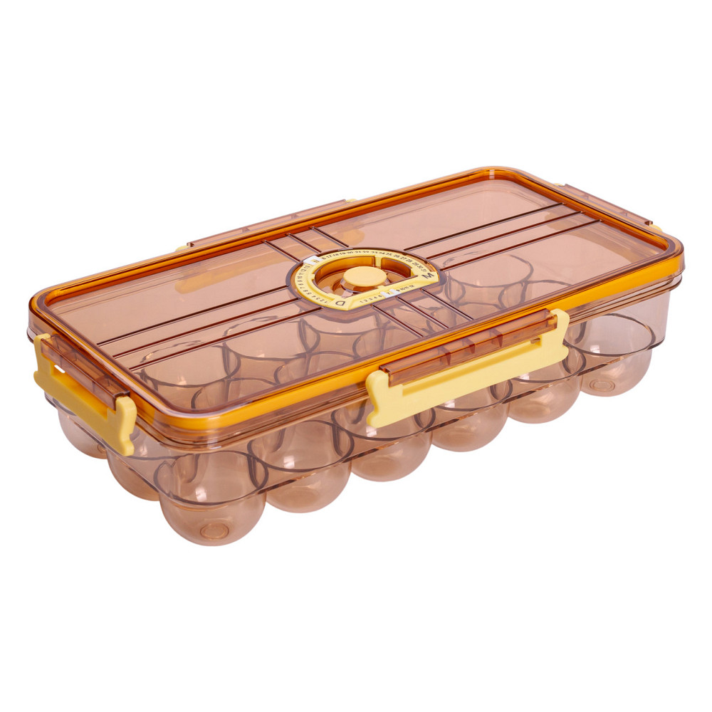 Yiwu Лоток для яєць пластиковий на 18 комірок 32.5х18х8 см Коричневий HP-27-1 Киев - изображение 1