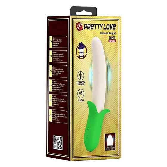 Вибратор PRETTY LOVE - Banana Knight, 7 vibration functions Sex Aura Киев