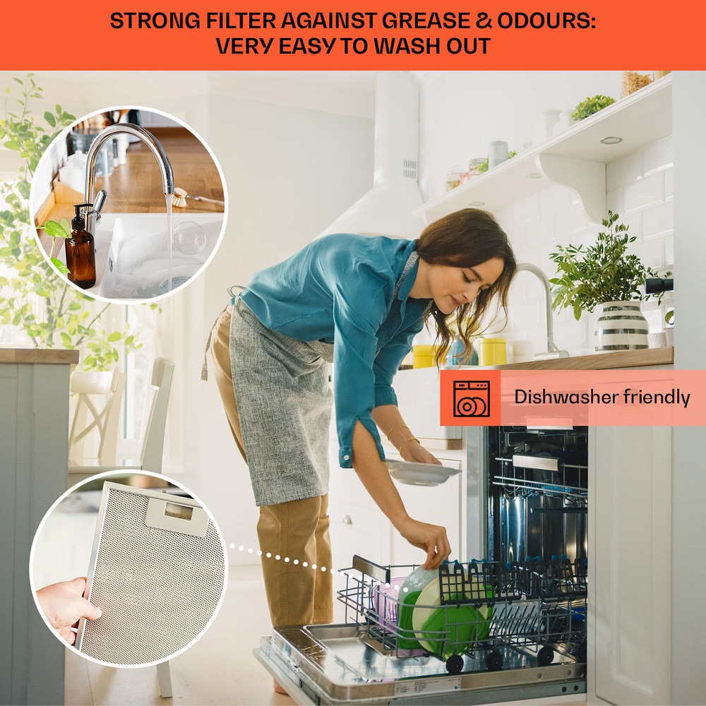 Lumio Primo ретро вытяжка 60см 490 м³/ч LED подсветка медь (Германия, читать описание) Ровно - изображение 6