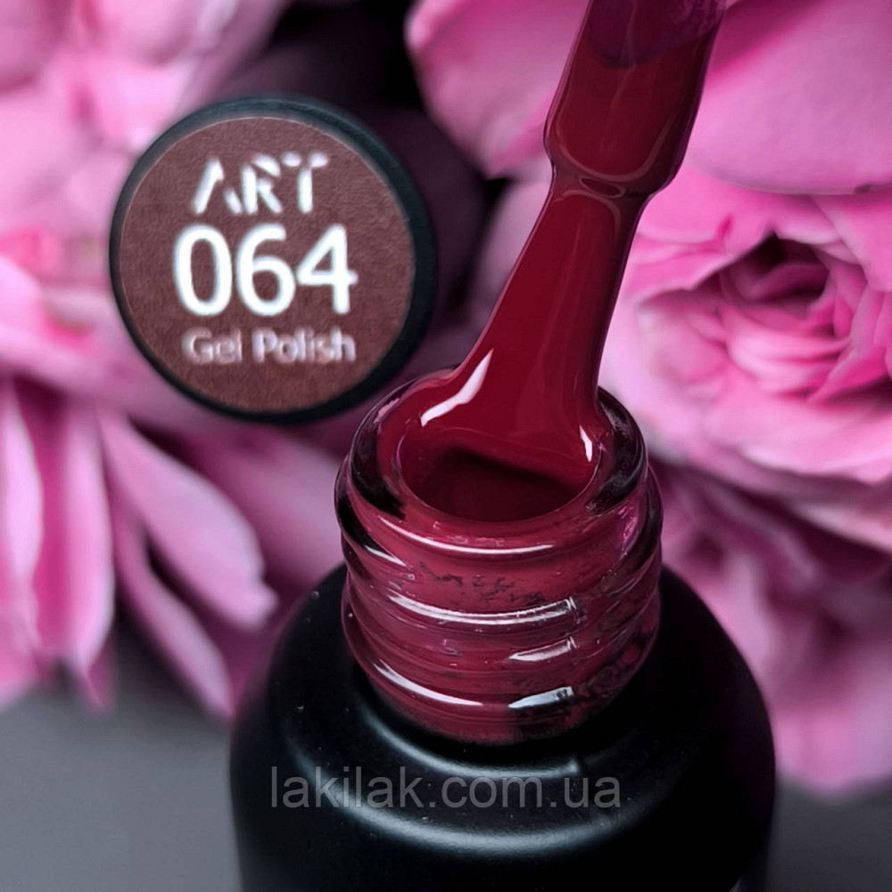 Гель-лак ART in detail 64 (малиново-червоний) 6мл Херсон - фото 1