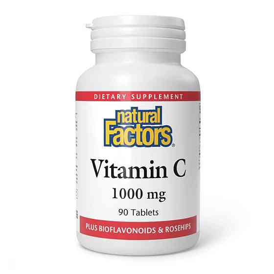 Витамины Natural Factors Витаимн С Vitamin C 1000mg 90 таб Киев