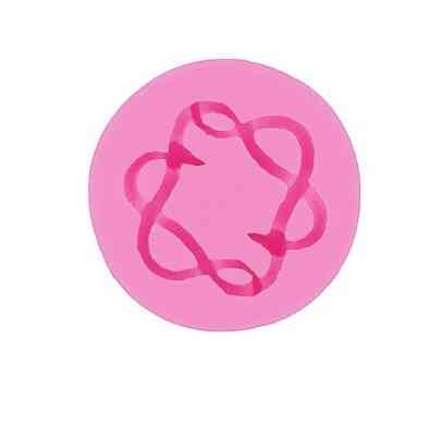 Молд силиконовый змея 39 мм розовый Киев