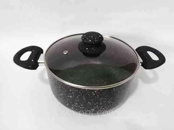 Кастрюля гранитное антипригарное керамическое покрытие с крышкойV 3 л Ø 20 см ( шт ).Aba-Opt Одесса