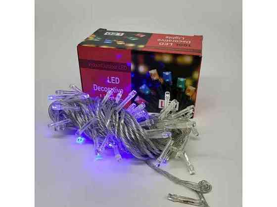 Гирлянда 80LED синий 9м проволока 220V 0370-9 ТМ PRC Киев